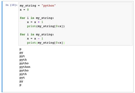 for in python